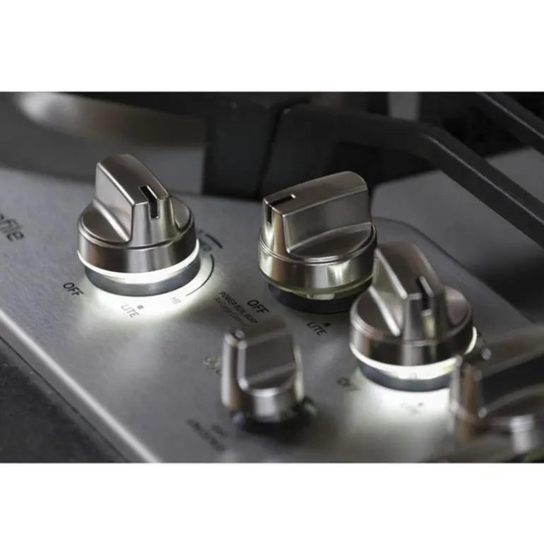 GE Profile Cooktop Gas Stainless Steel 30" Stainless Steel - PGP9030SLSS