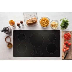GE Profile Cooktop Glass-Ceramic Black 36