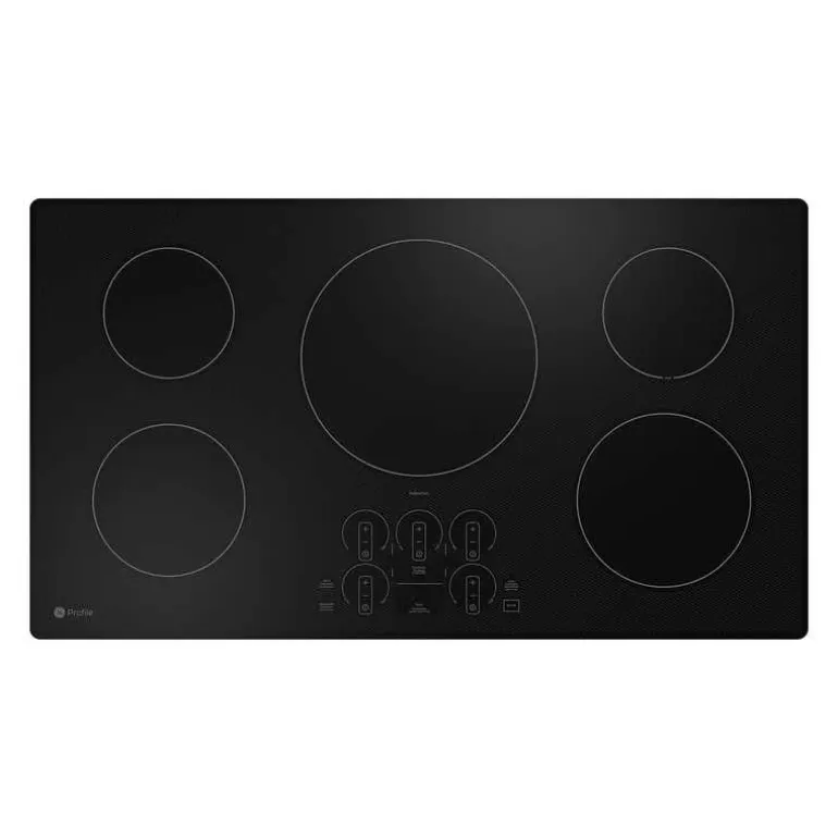 GE Profile Cooktop Glass-Ceramic Black 36" Electric Black - PHP7036DTBB