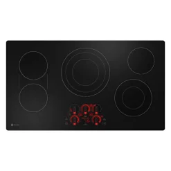 GE Profile Cooktop Glass-Ceramic Black 36" Electric   Black - PEP7036DTBB