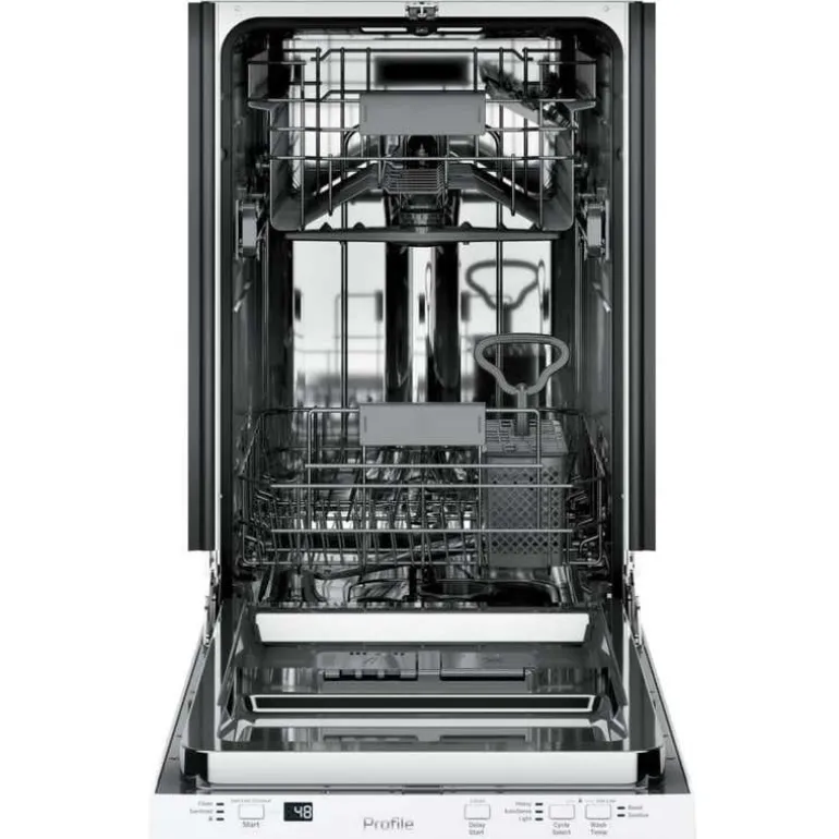GE Profile Dishwasher Built-In White 18" 47dB - PDT145SGLWW