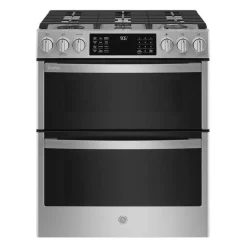 GE Profile Double Oven Range Stainless Steel 30" Gaz Gas - PCGS960YPFS