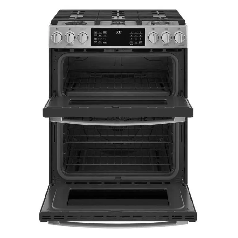 GE Profile Double Oven Range Stainless Steel 30" Gaz Gas - PCGS960YPFS
