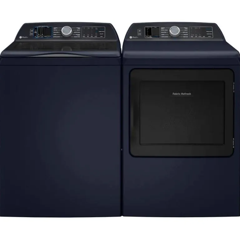 GE Profile Dryer Front-Load Sapphire Blue 28" - PTD90EBMTRS