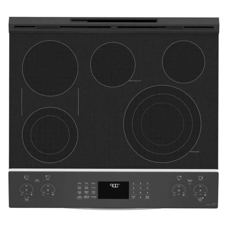 GE Profile Range Stainless Steel 30" Electric Glass-Ceramic - PSS93YPFS