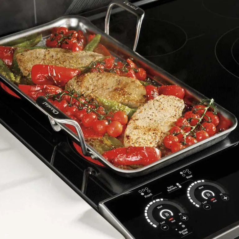 GE Profile Range Stainless Steel 30" Electric Glass-Ceramic - PSS93YPFS