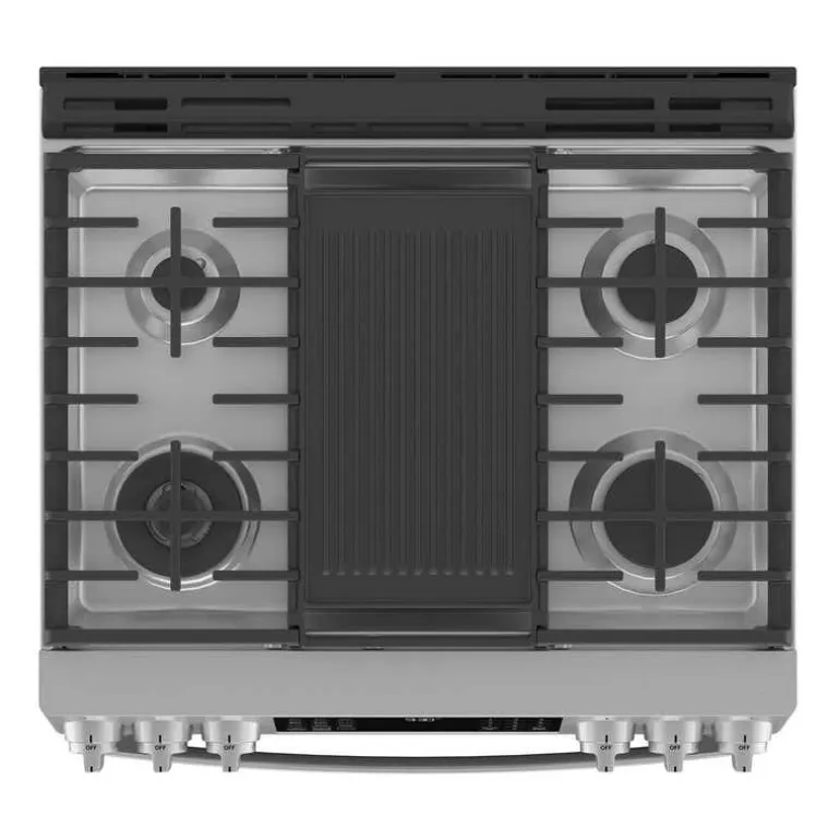GE Profile Range Stainless Steel 30" Dual Energy Gas - PC2S930YPFS