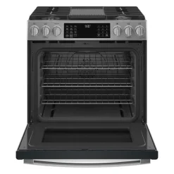 GE Profile Range Stainless Steel 30" Gaz Gas - PCGS930YPFS
