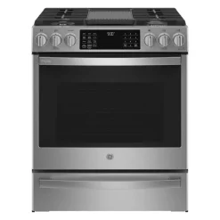 GE Profile Range Stainless Steel 30" Gaz Gas - PCGS930YPFS