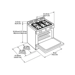GE Profile Range Stainless Steel 30