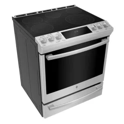 GE Profile Range Stainless Steel 30" Electric Glass-Ceramic - PCS940YMFS