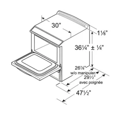 GE Profile Range Stainless Steel 30