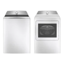 GE Profile Washer & Dryer Kit, White, Top-Load - PTW-PTD60