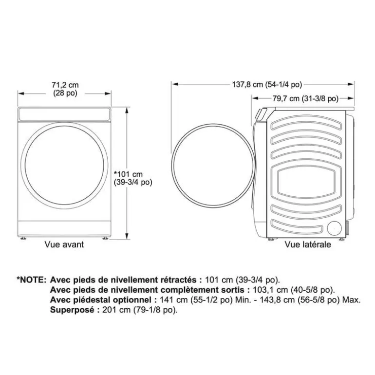 GE Profile Washer & Dryer Kit, Saphire Blue, Front-Load - PFW-PFD87