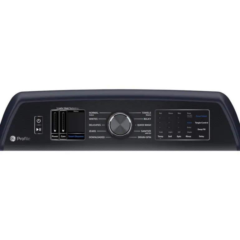 GE Profile Washer Top-Load Sapphire Blue 28" - PTW800BPWRS