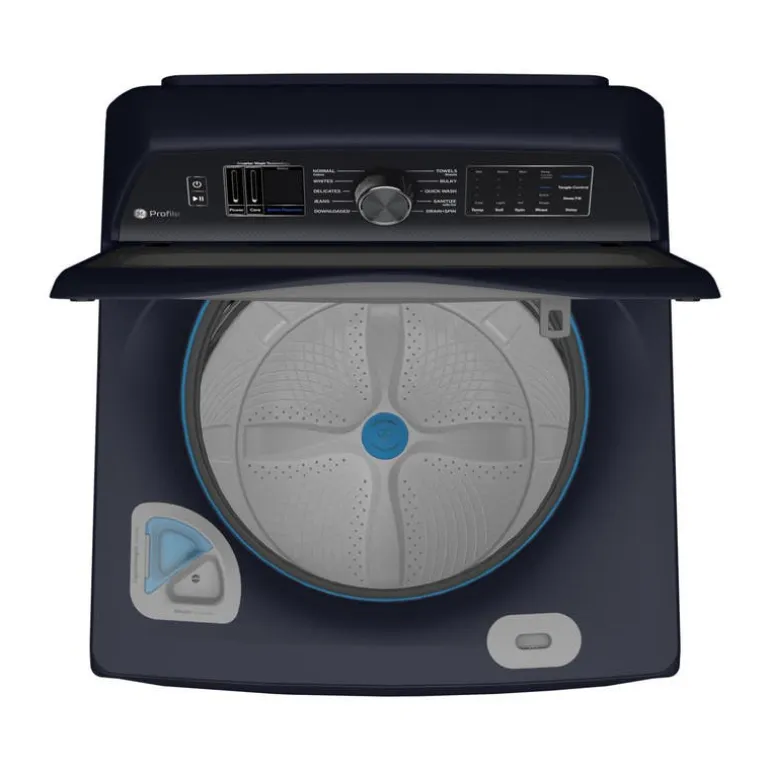 GE Profile Washer Top-Load Sapphire Blue 28" - PTW800BPWRS