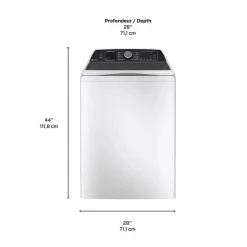 GE Profile Washer Top-Load White 28