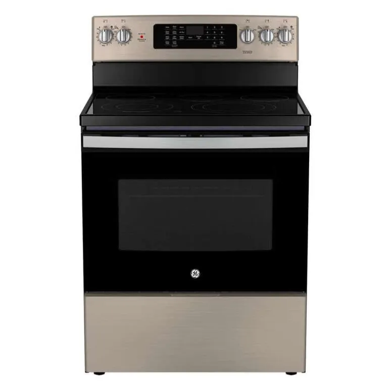 GE Range Slate 30" Electric Glass-Ceramic - JCB840ETES