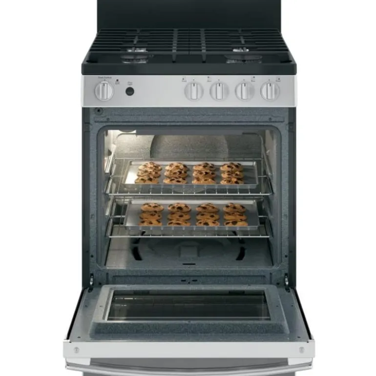 GE Range Stainless Steel 24" Gaz Gas - JCGAS640RMSS