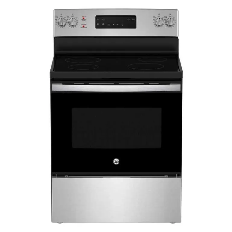 GE Range Stainless Steel 30" Electric Glass-Ceramic - JCB630SVSS