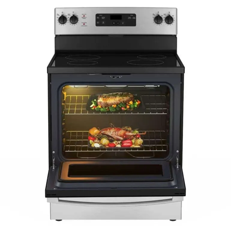 GE Range Stainless Steel 30" Electric Glass-Ceramic - JCBS630SVSS