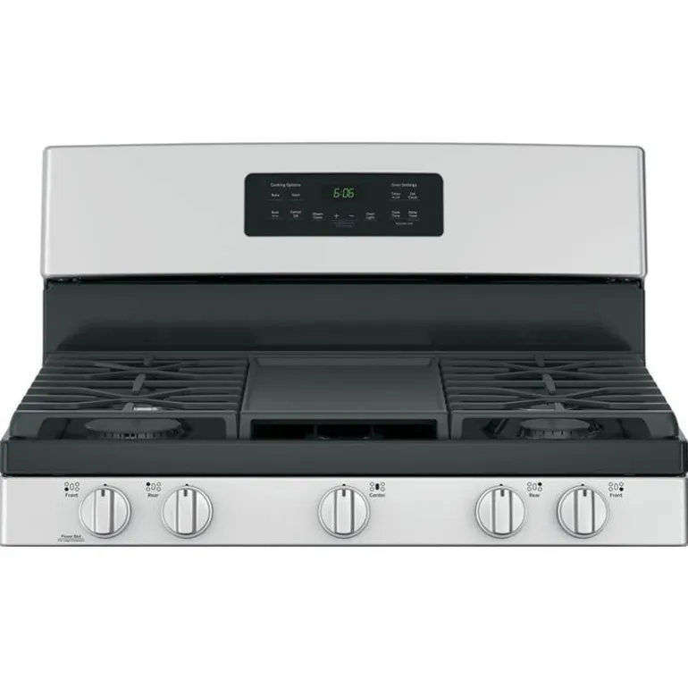 GE Range Stainless Steel 30" Gaz Gas - JCGBS66SEKSS