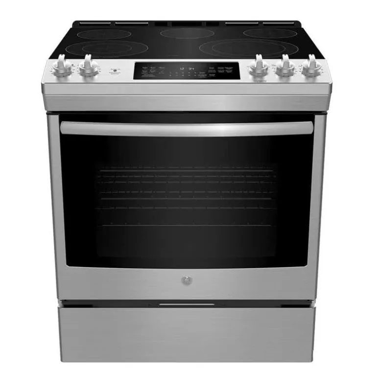 GE Range Stainless Steel 30" Electric Glass-Ceramic - JCS840SMSS