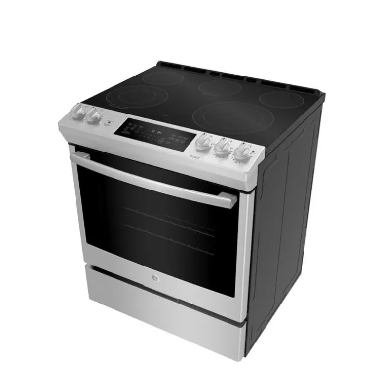 GE Range Stainless Steel 30" Electric Glass-Ceramic - JCS840SMSS