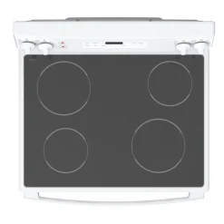 GE Range White 30" Electric Glass-Ceramic - JCB630DKWW