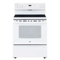 GE Range White 30" Electric Glass-Ceramic - JCBS630DKWW