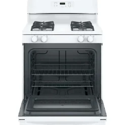 GE Range White 30" Gaz Gas - JCGBS60DEKWW