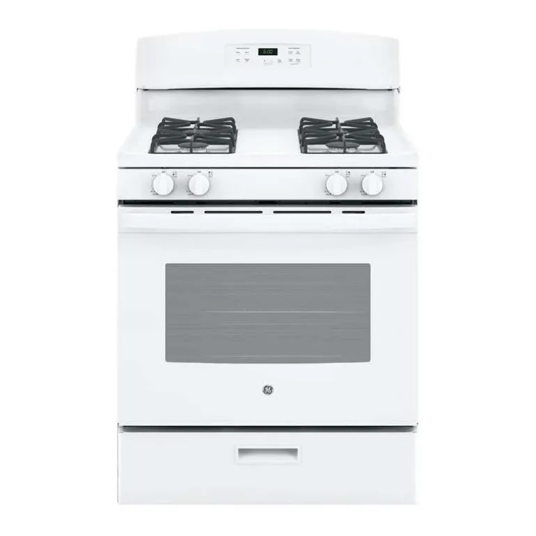 GE Range White 30" Gaz Gas - JCGBS60DEKWW