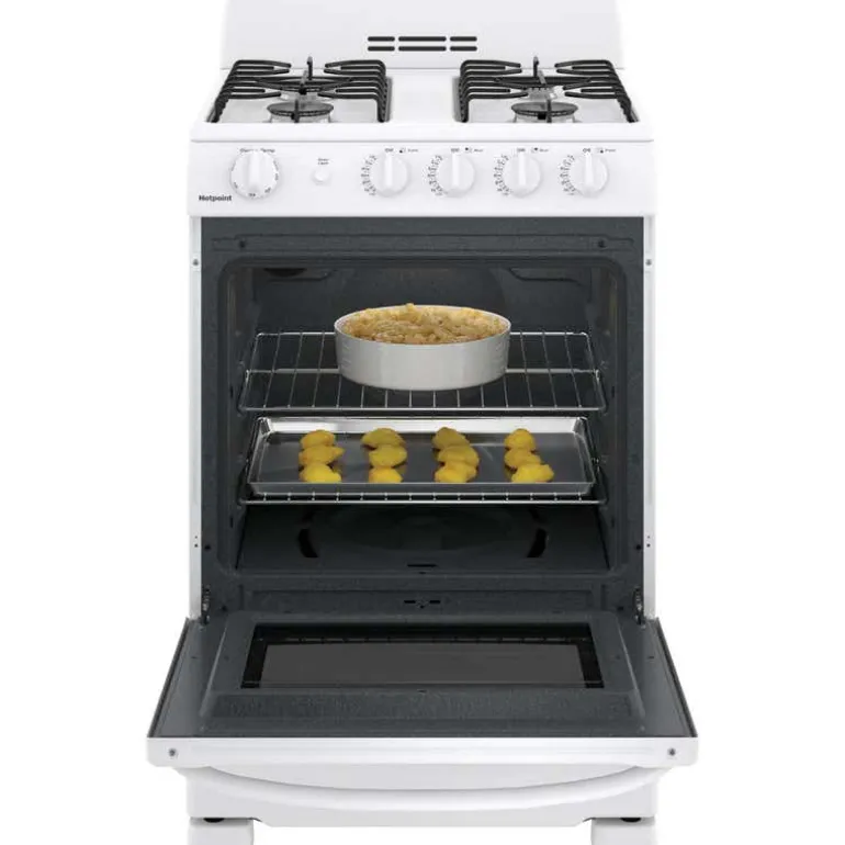 GE Range White 24" Gaz Gas - JCGAS300DMWW