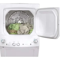 GE Spacemaker Laundry Center, White, 27", Top-Load - GUD27ESMMWW