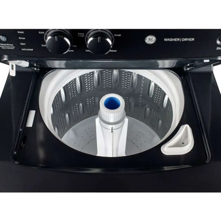 GE Spacemaker Laundry Center, Grey, 27", Top-Load - GUD37ESMMDG