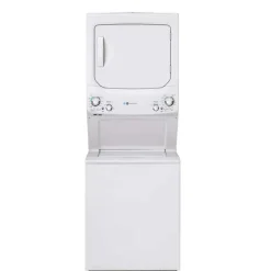 GE Spacemaker washer dryer, White, 27'', 800 RPM - GUD27EEMNWW