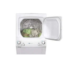 GE Spacemaker washer dryer, White, 27'', 800 RPM - GUD27EEMNWW