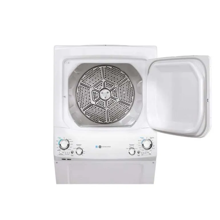 GE Spacemaker washer dryer, White, 27'', 800 RPM - GUD27EEMNWW