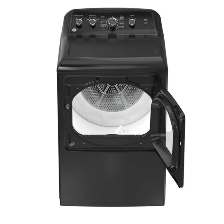 GE Washer & Dryer Kit, Black, Top-Load - GTW-GTD49