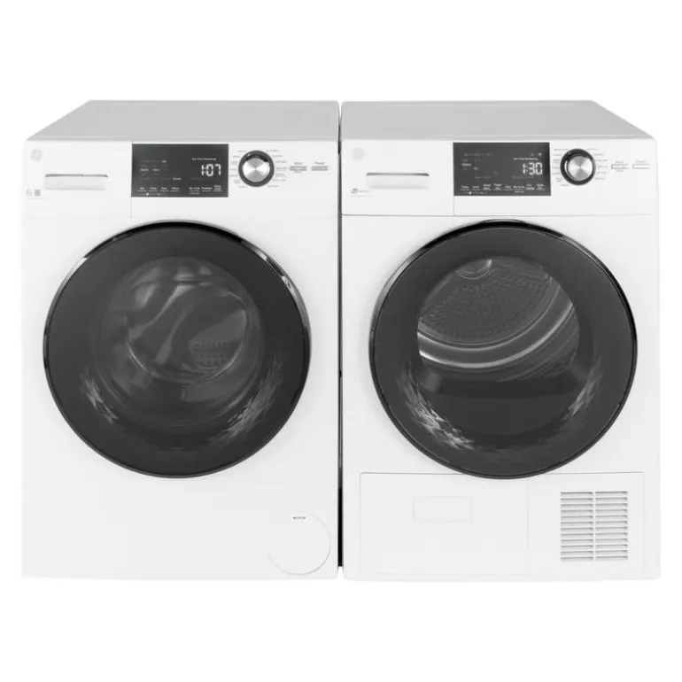 GE Washer & Dryer KIt, White, Front-Load - GFW-GFD14