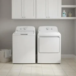 GE Washer & Dryer Kit, White, Top-Load - GTW-GTD32