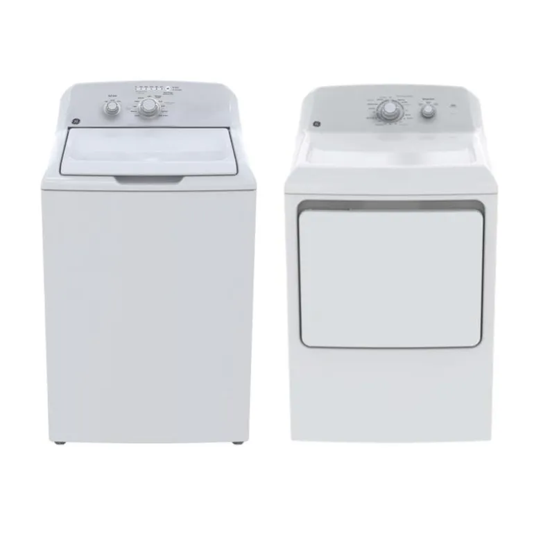 GE Washer & Dryer Kit, White, Top-Load - GTW-GTD32