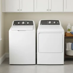 GE Washer & Dryer Kit, White, Top-Load - GTW-GTX34