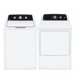 GE Washer & Dryer Kit, White, Top-Load - GTW-GTX34