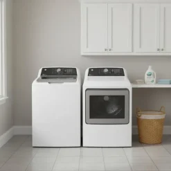 GE Washer & Dryer Kit, White, Top-Load - GTW-GTD68