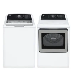 GE Washer & Dryer Kit, White, Top-Load - GTW-GTD68