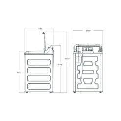 GE Washer Top-Load White 27