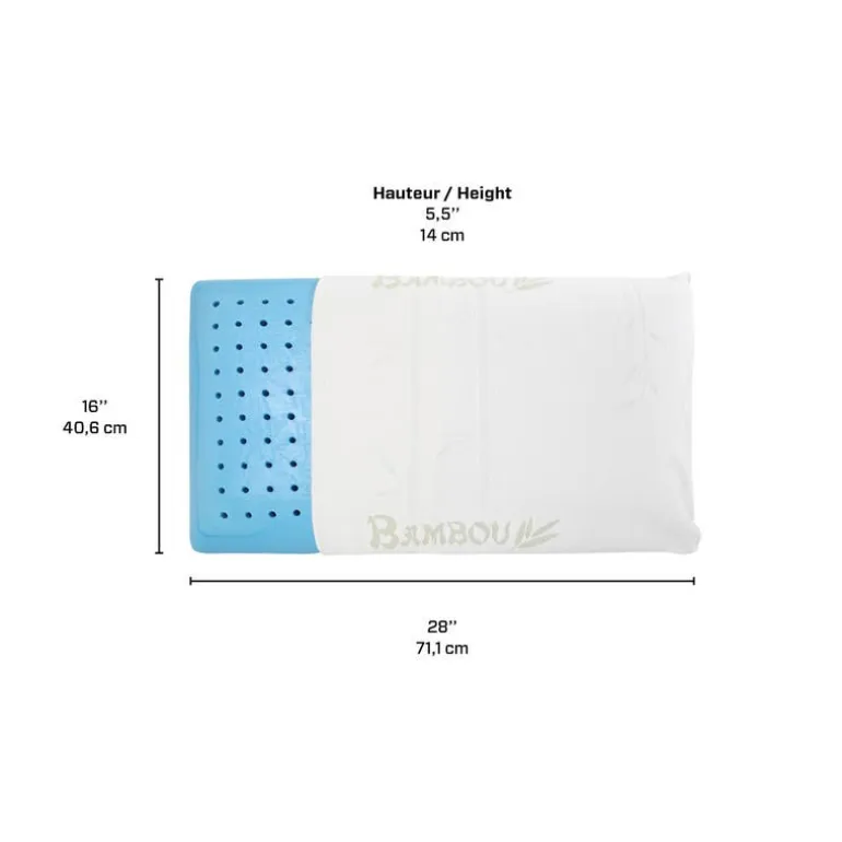 Gel-Infused Memory Foam Pillow