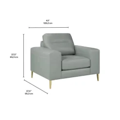 Genuine Leather Armchair