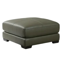 Genuine Leather Ottoman